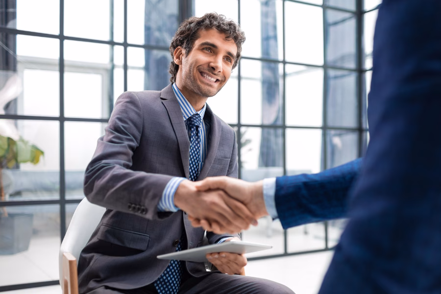 People shaking hands